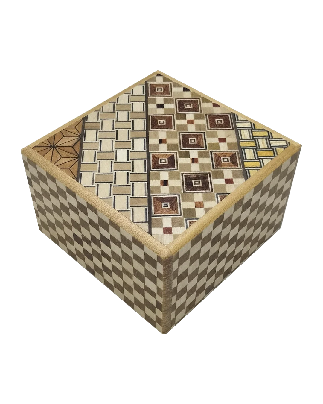 Himitsu Bako Puzzle Box, Square view 3