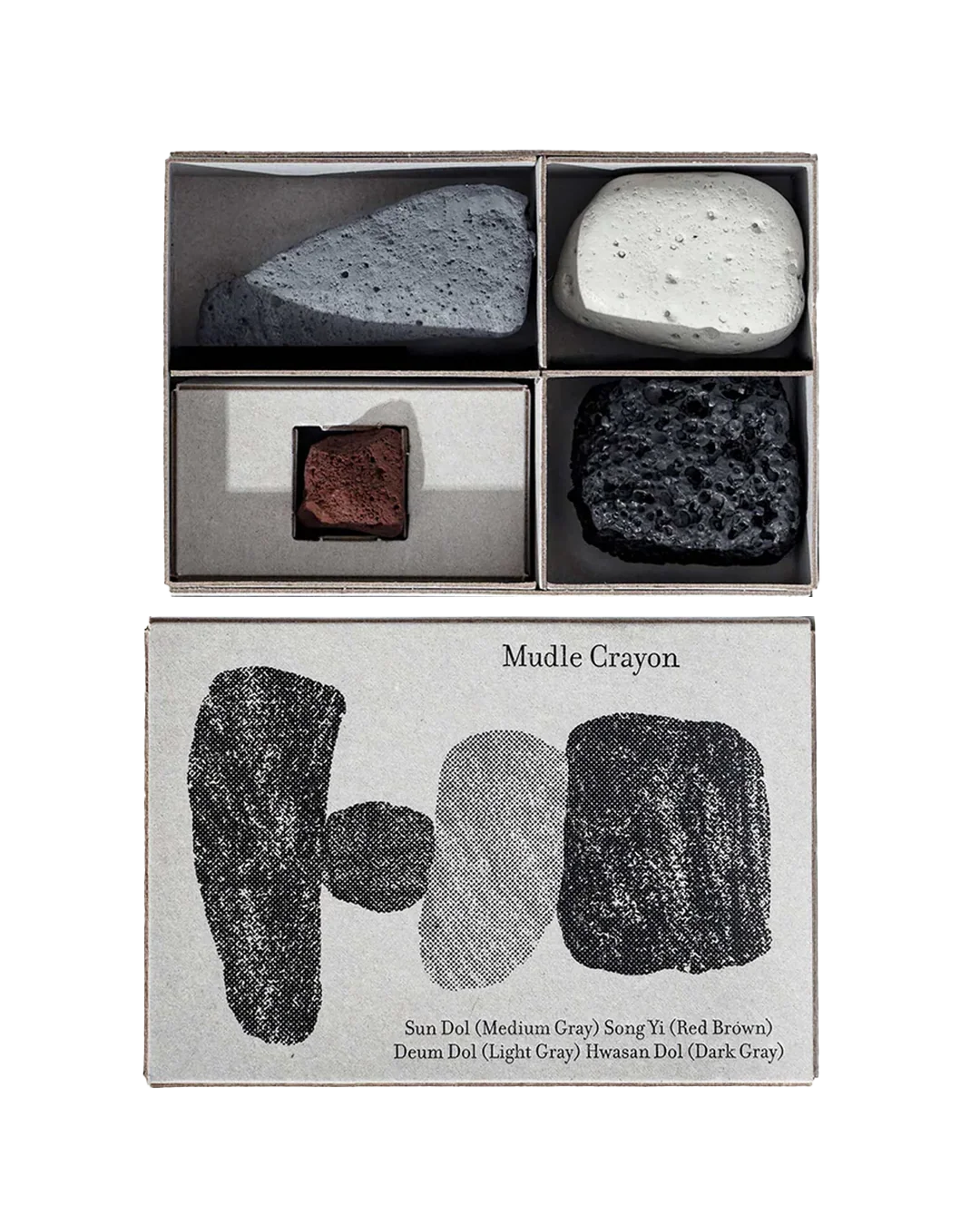 Mudle Crayons, Stone