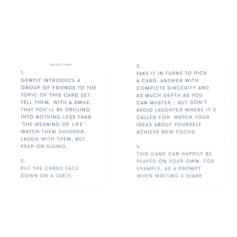 The Meaning Of Life Conversation Cards view 3