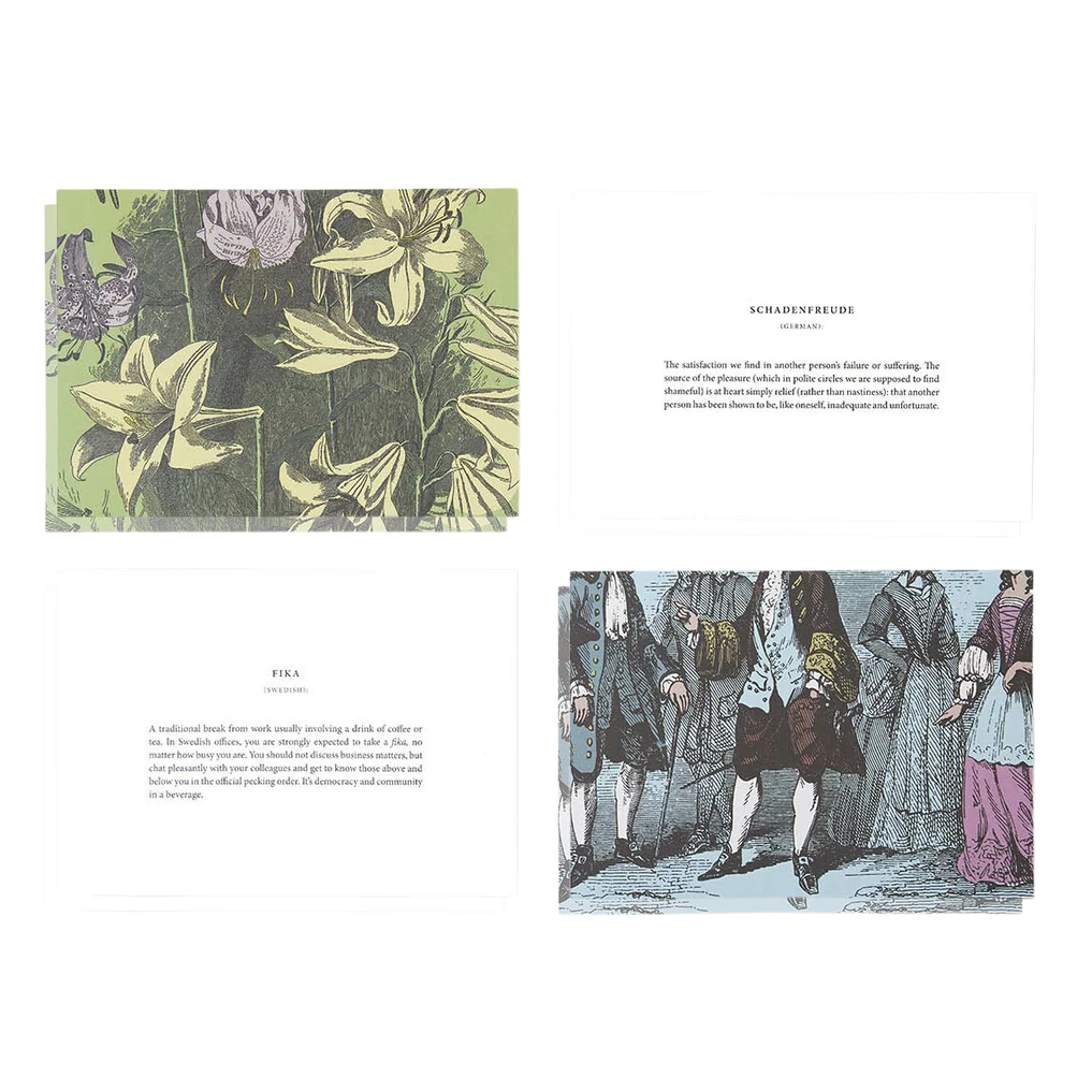 Untranslatable Words Card Set view 3